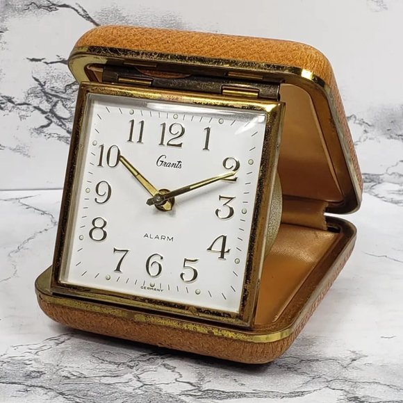 Grants Travel Alarm Clock Germany Vintage - Picture 1 of 12